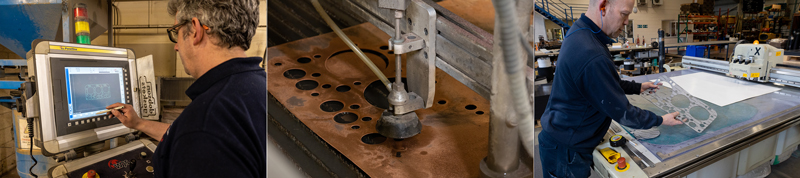 vintage gasket cutting